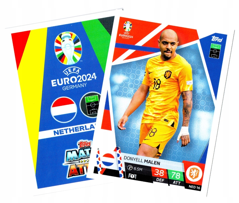 Topps Match Attax Euro 2024 Team Mate Base Netherlands NED16 Malen