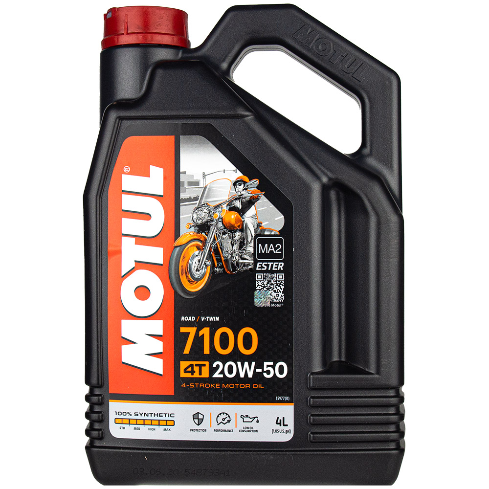 

Motul 7100 4T 20W50 4L Jaso MA2 olej syntetyczny