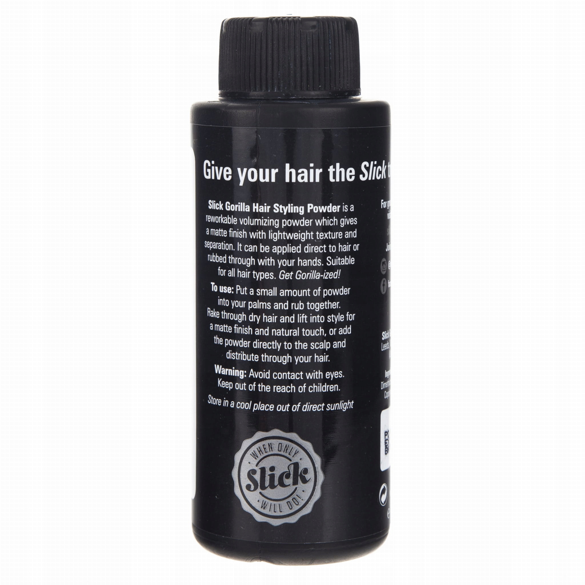 SLICK GORILLA PUDER MĘSKI DO STYLIZACJI WŁOSÓW DODAJĄCY OBJĘTOŚCI 20 G Marka Slick Gorilla
