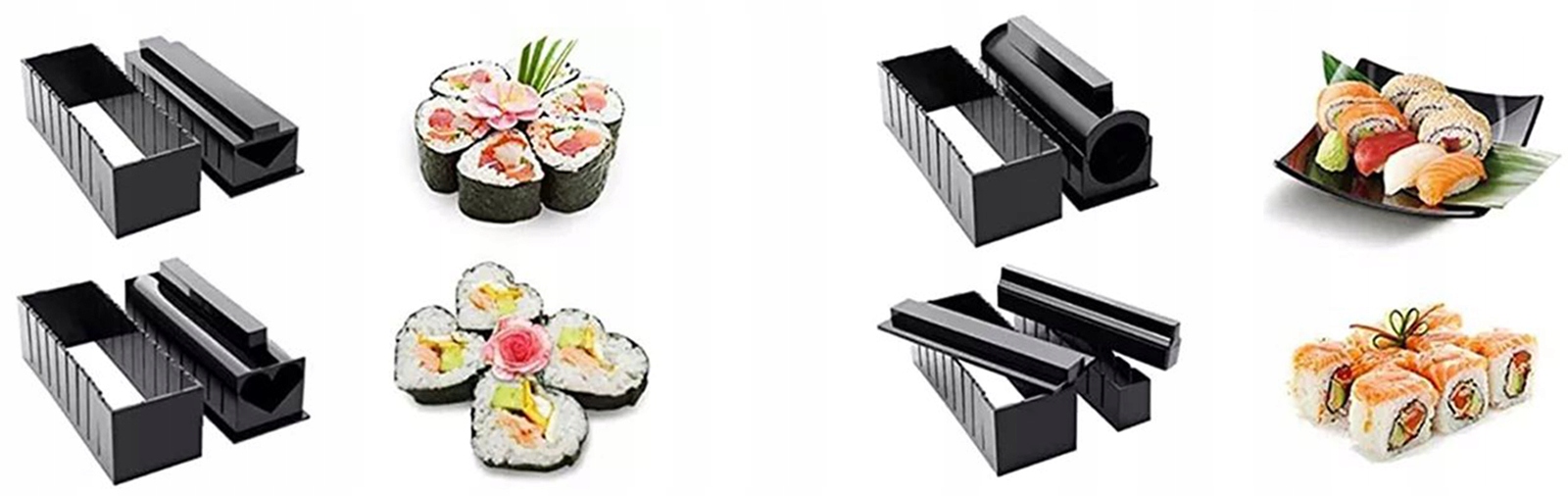 ZESTAW 10 FOREMEK DO SUSHI FORMA DO SUSHI KOMPLET Rodzaj zestaw do sushi
