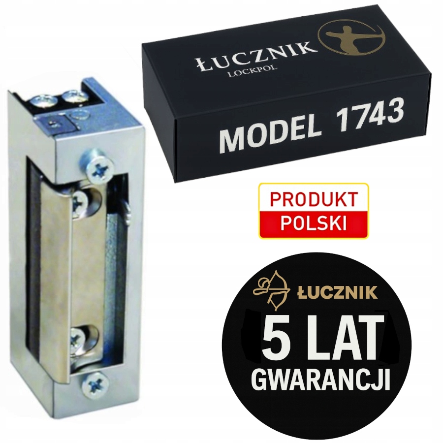 Elektrozávěs Łucznik 1743 6-12v 12-24v Ac/dc s blokováním a pamětí