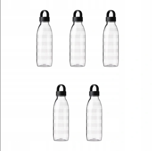 Ikea 365+ pohodlná láhev lahev na pití na vodu džus 700 ml Set x5 kusů