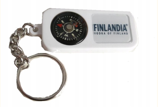 

Brelok Finlandia Vodka Breloczek Zawieszka Kompas