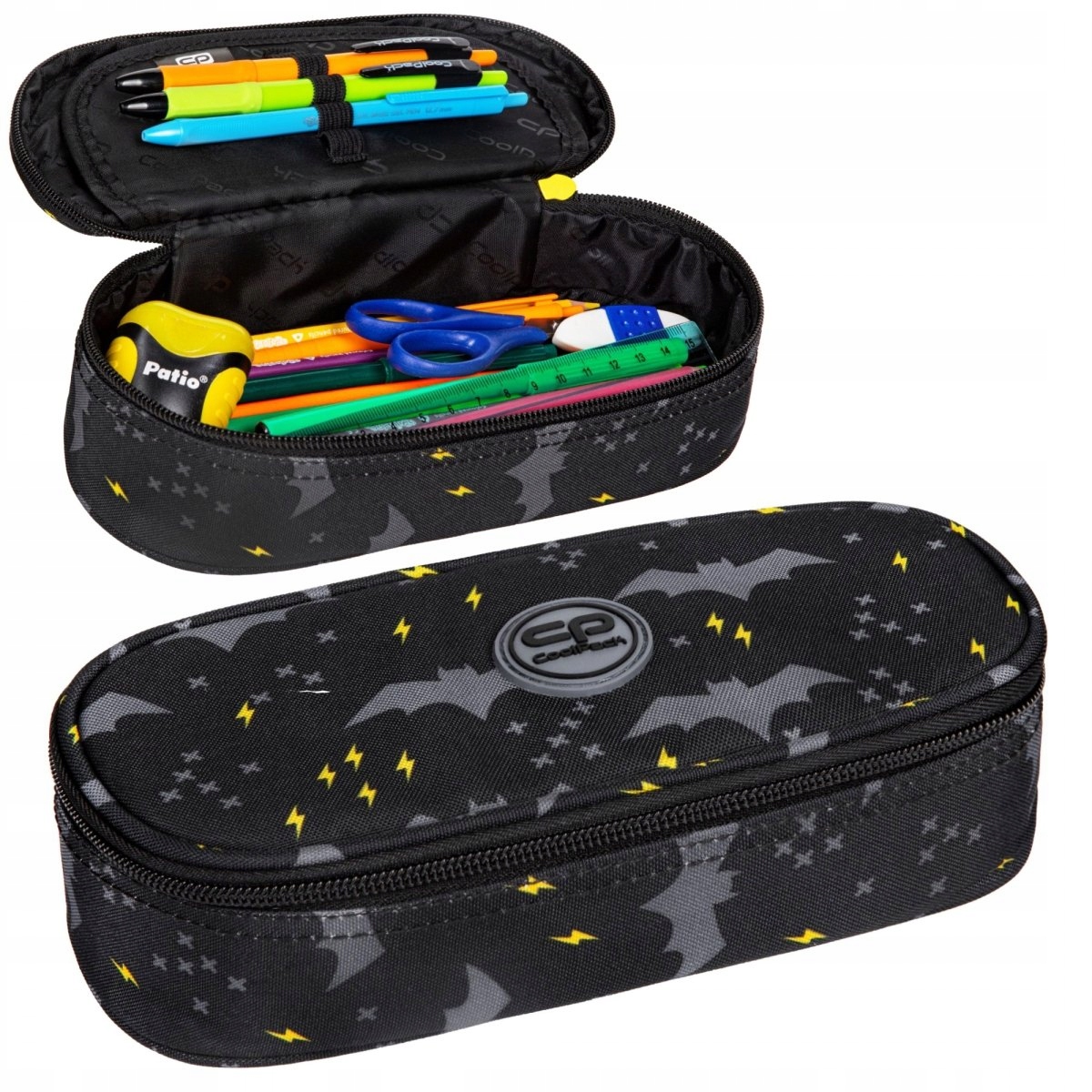 

Piórnik Saszetka Z Organizerem Coolpack Nietoperze