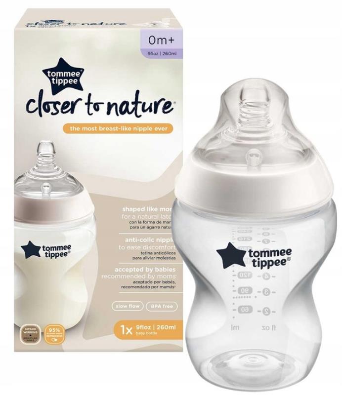 

Tommee Tippee Butelka Anytkolkowa 260ml Smoczek 0+