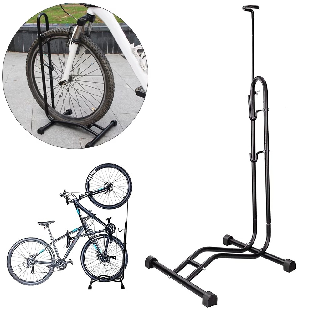Stojak na Rower Serwisowy Rowerowy 3w1 Czarny Uchwyt Stabilny Do Naprawy
