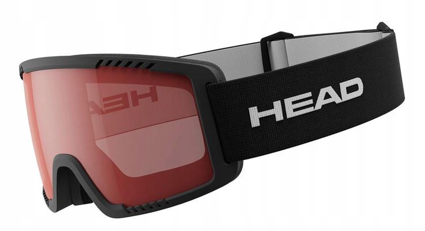 Gogle narciarskie juniorskie Head Contex Yuki red black S (S1)