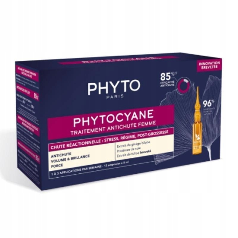 Phyto Phytocyane Women pielęgnacja wspierająca porost włosów 12x5ml