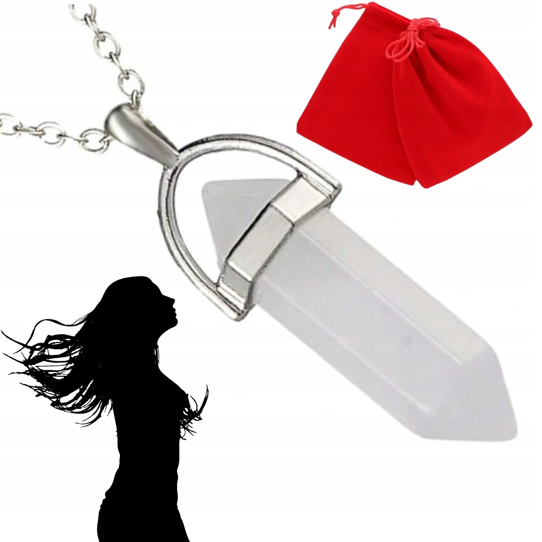 WISIOREK KAMIEŃ KRYSZTAŁ GÓRSKI NASZYJNIK PREZENT