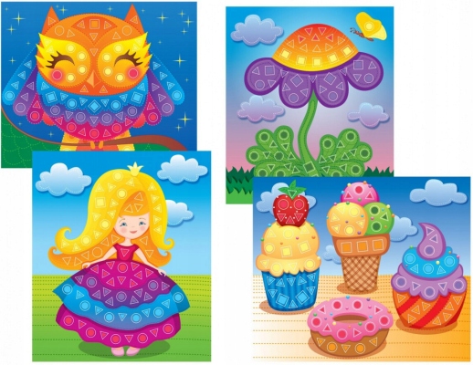 Mozaika do wyklejania Rodzaj wydrapywanki