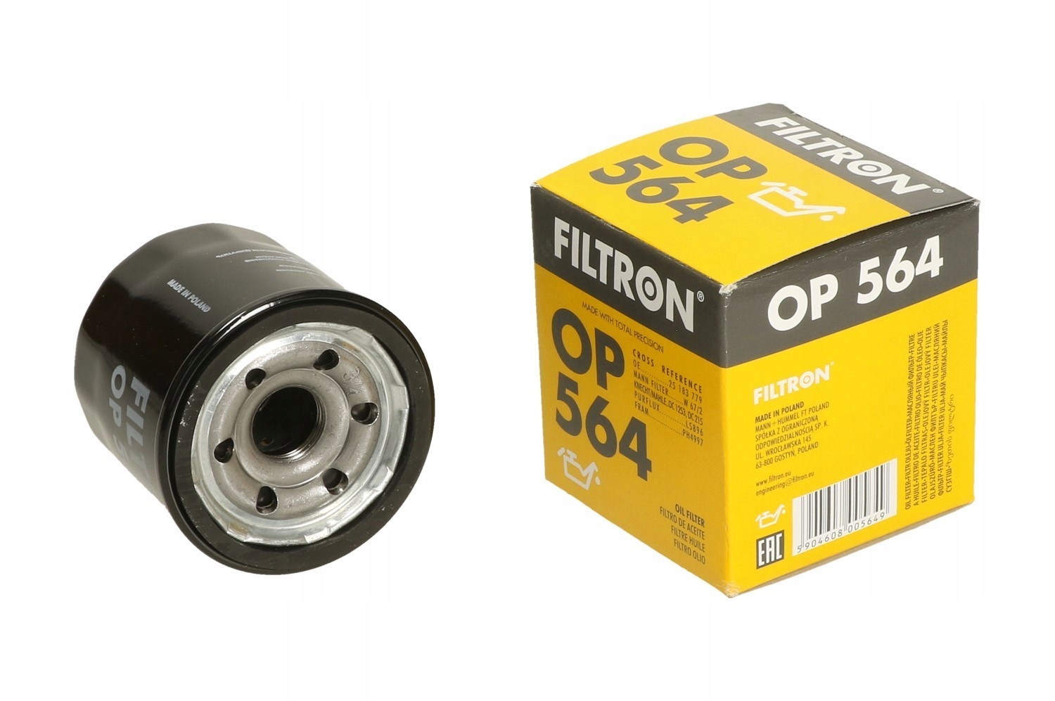 

Filtr Oleju Filtron Op 564