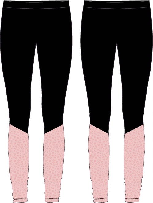 LEGGINSY GETRY SPORTOWE w-f FITNES ĆWICZENIA GIMNASTYKA JOGA 122/128 R012i Marka EplusM