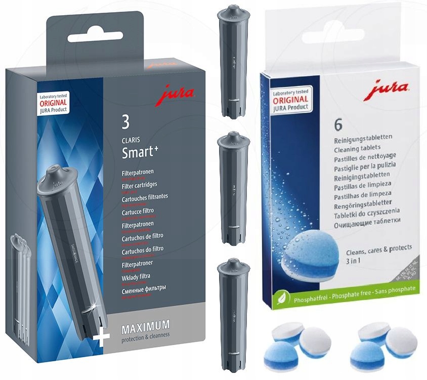 

Filtry Wody Jura Claris Smart+ Tabletki Czyszczące