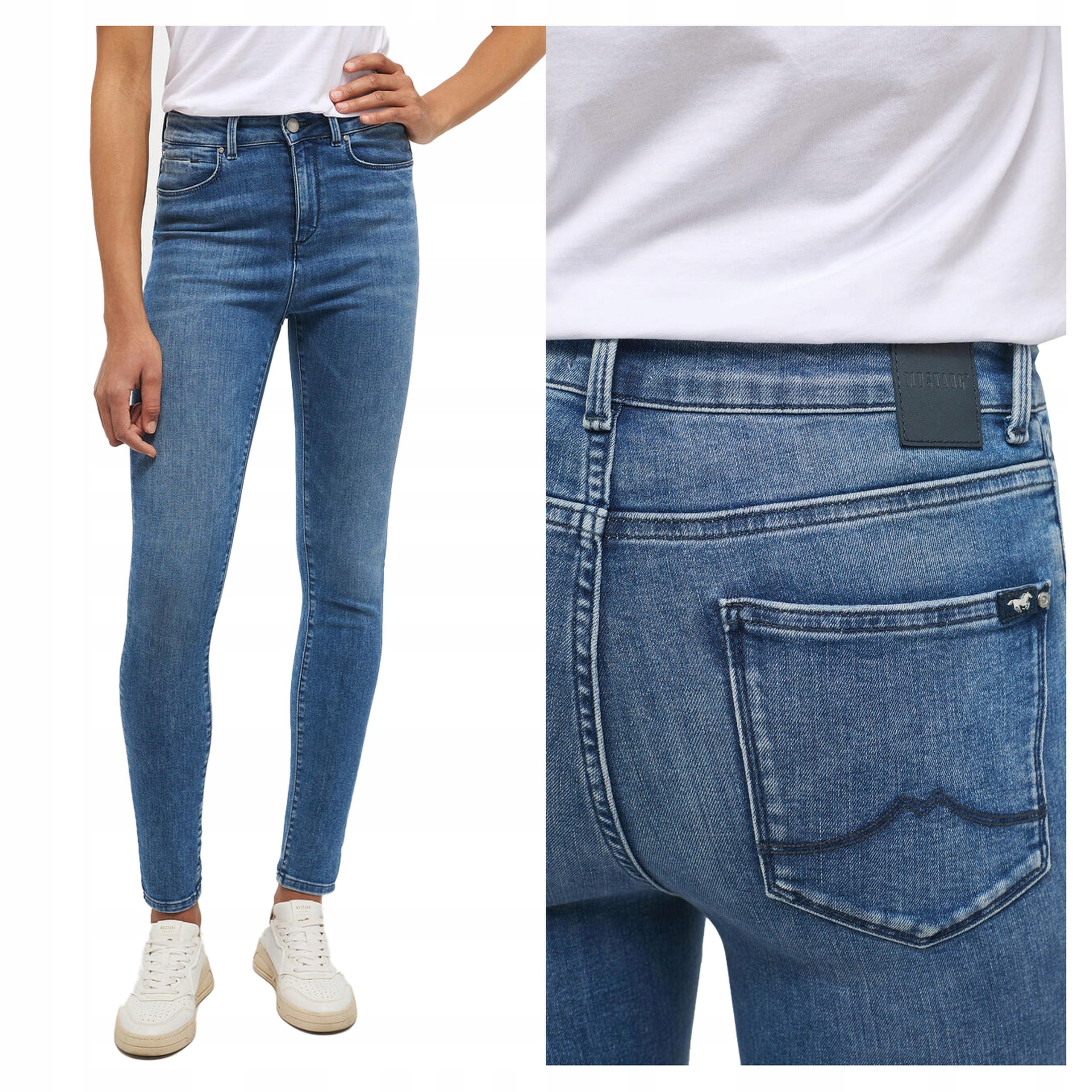 Mustang Skinny Skinny Dámské Džínové Kalhoty Džíny W29 L32