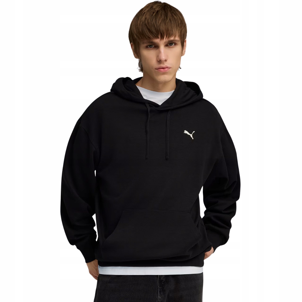 Pánská mikina Puma Ess Elevated Relaxed Hoodie černá 692019 01 S