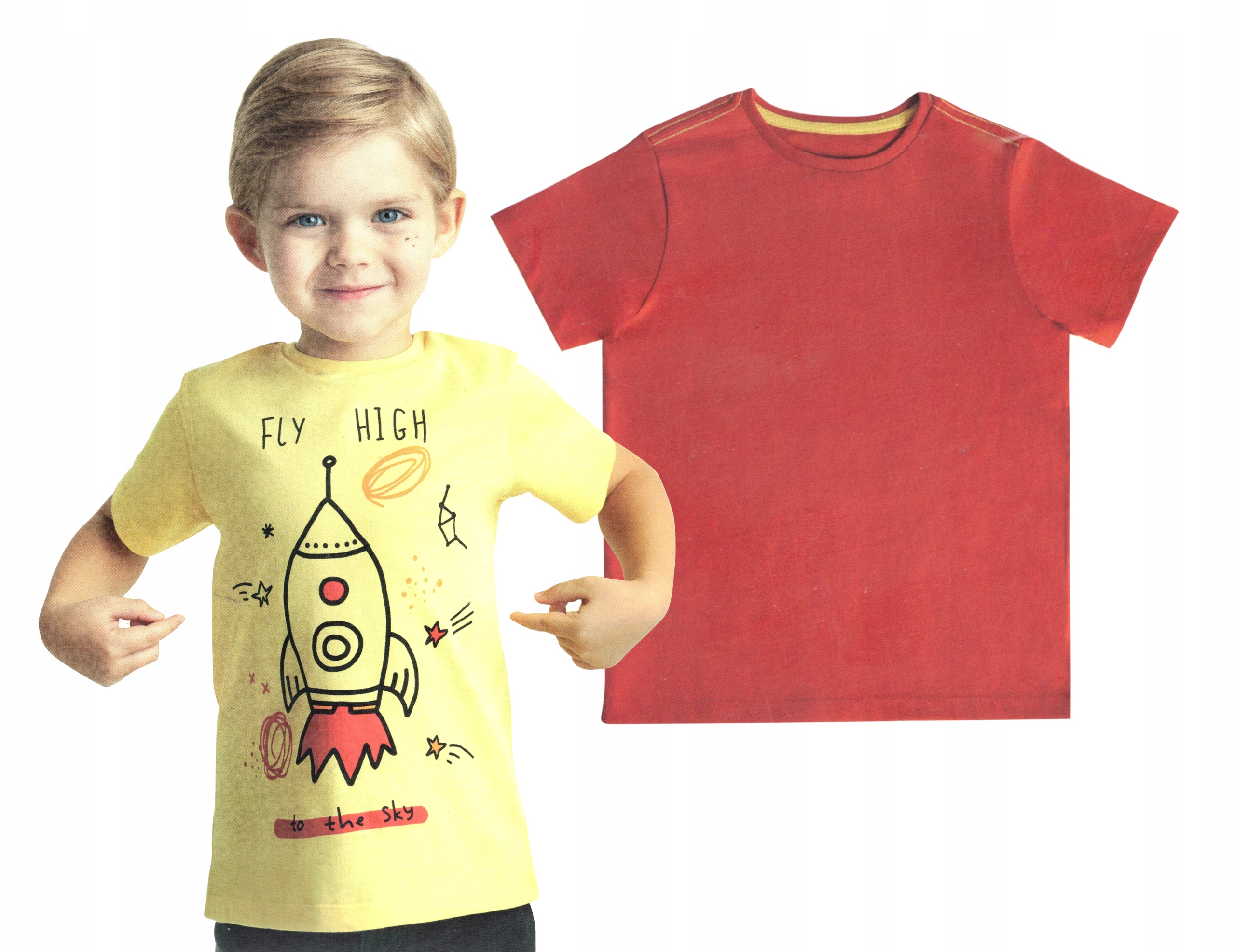 

Fly High 2pak bluzka koszulka t-shirt *98-104