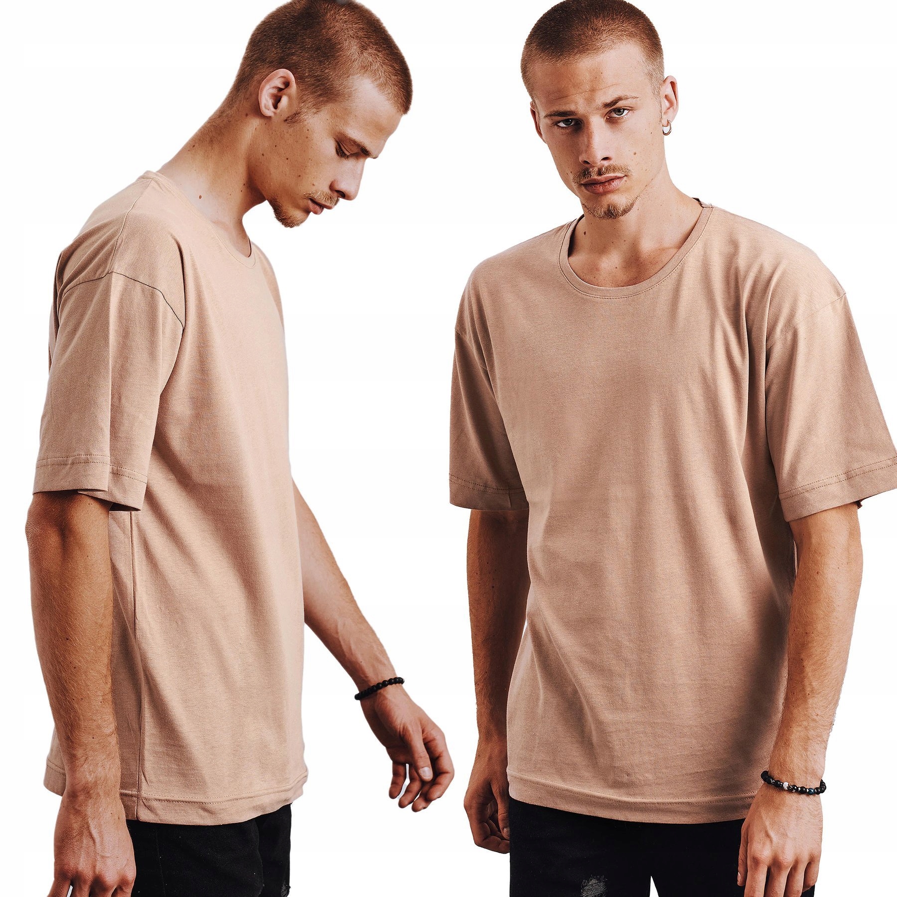 

Męska Koszulka T-shirt Bez Nadruku rx4597 - L
