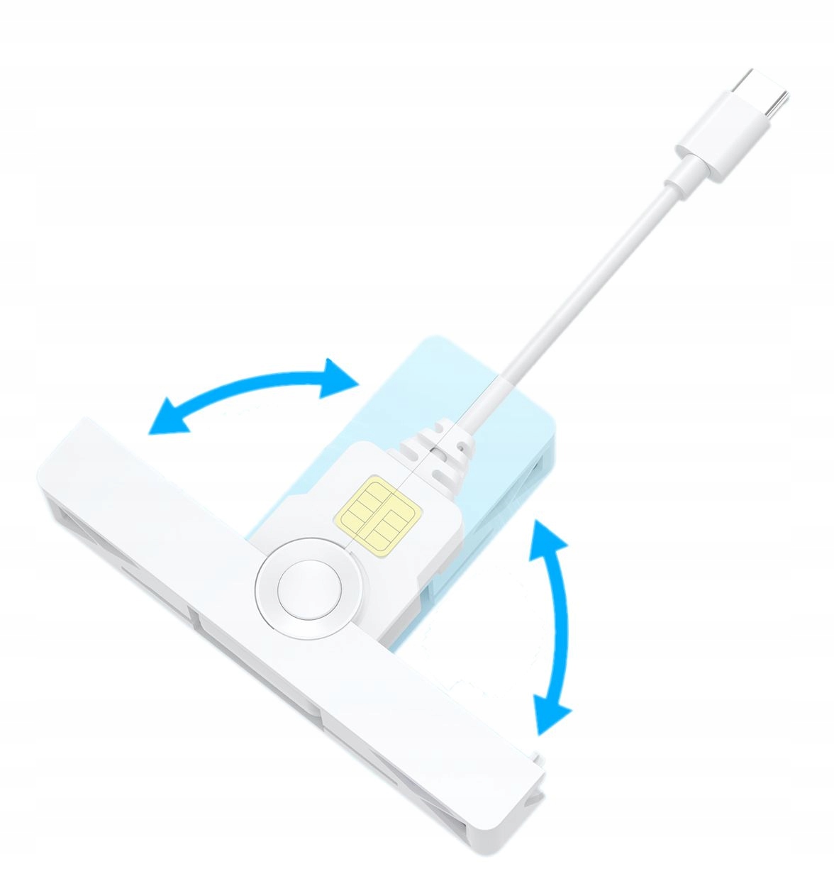 Czytnik karty kierowcy USB-C do telefonu z PROGRAM Marka Quick Reader