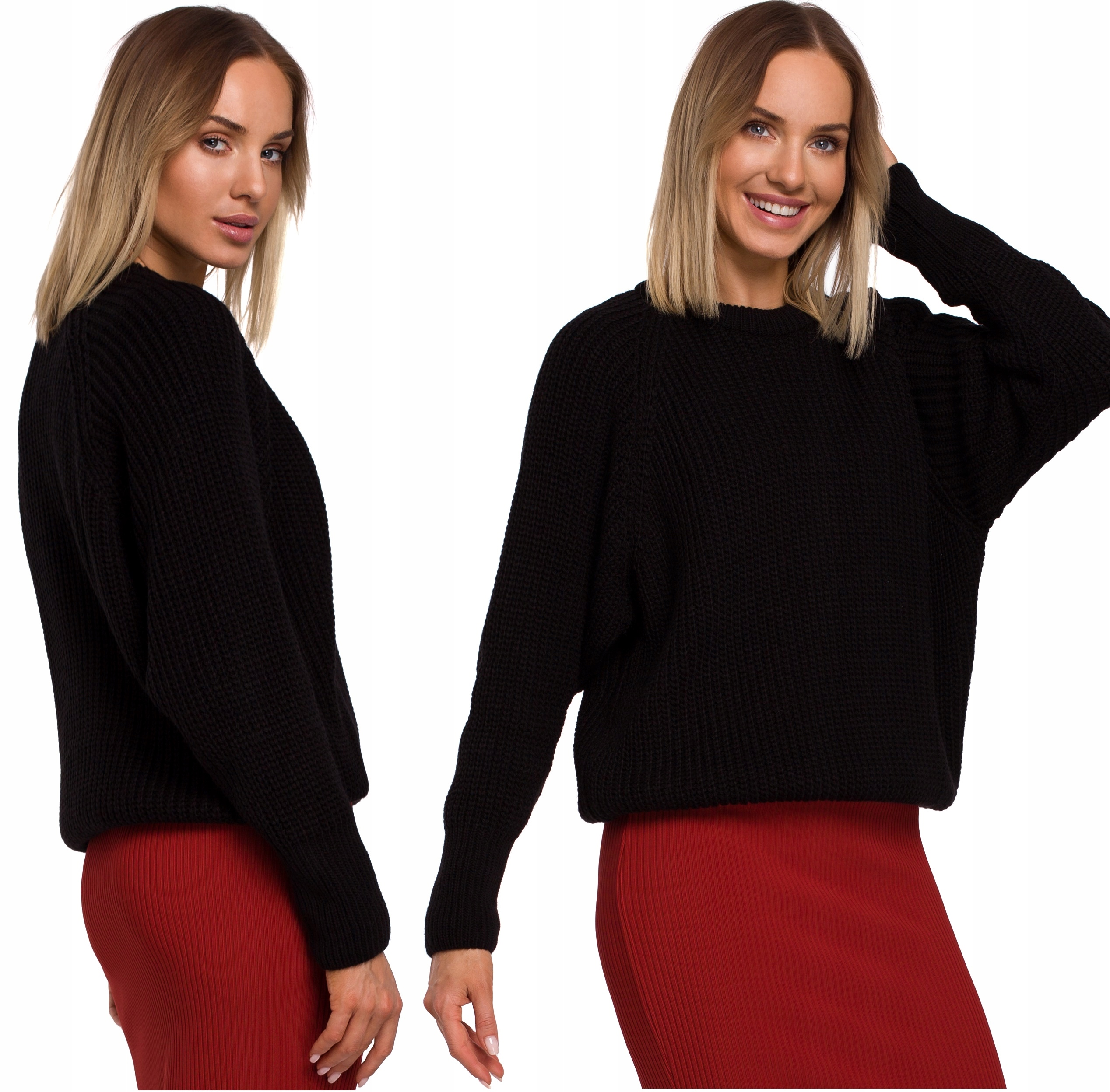 

Ponadczasowy Krótki Sweter Damski W Prążek