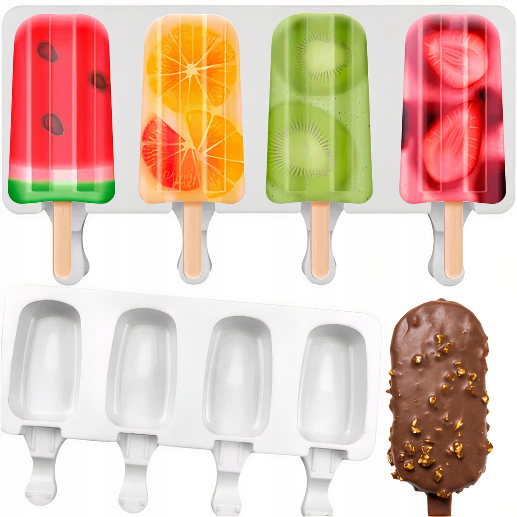 FORMA SILIKONOWA FOREMKA DO LODÓW NA PATYKU LODU