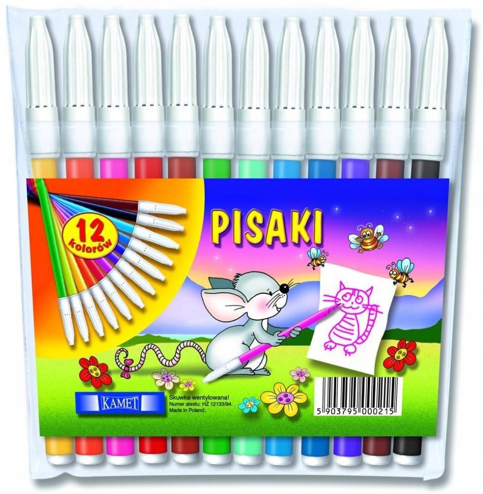 Pisaki mazaki Kamet 12 SZTUK MIX KOLORÓW x 4 opak Kod producenta 00215