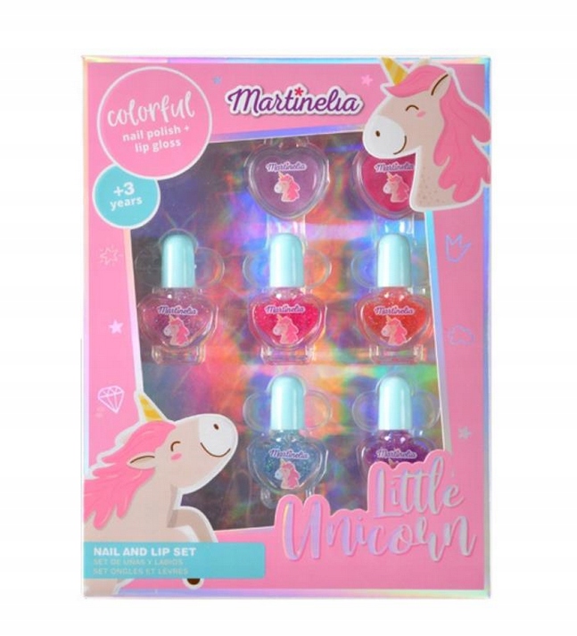 MARTINELIA ZESTAW KOLOROWYCH LAKIERÓW DLA DZIECI