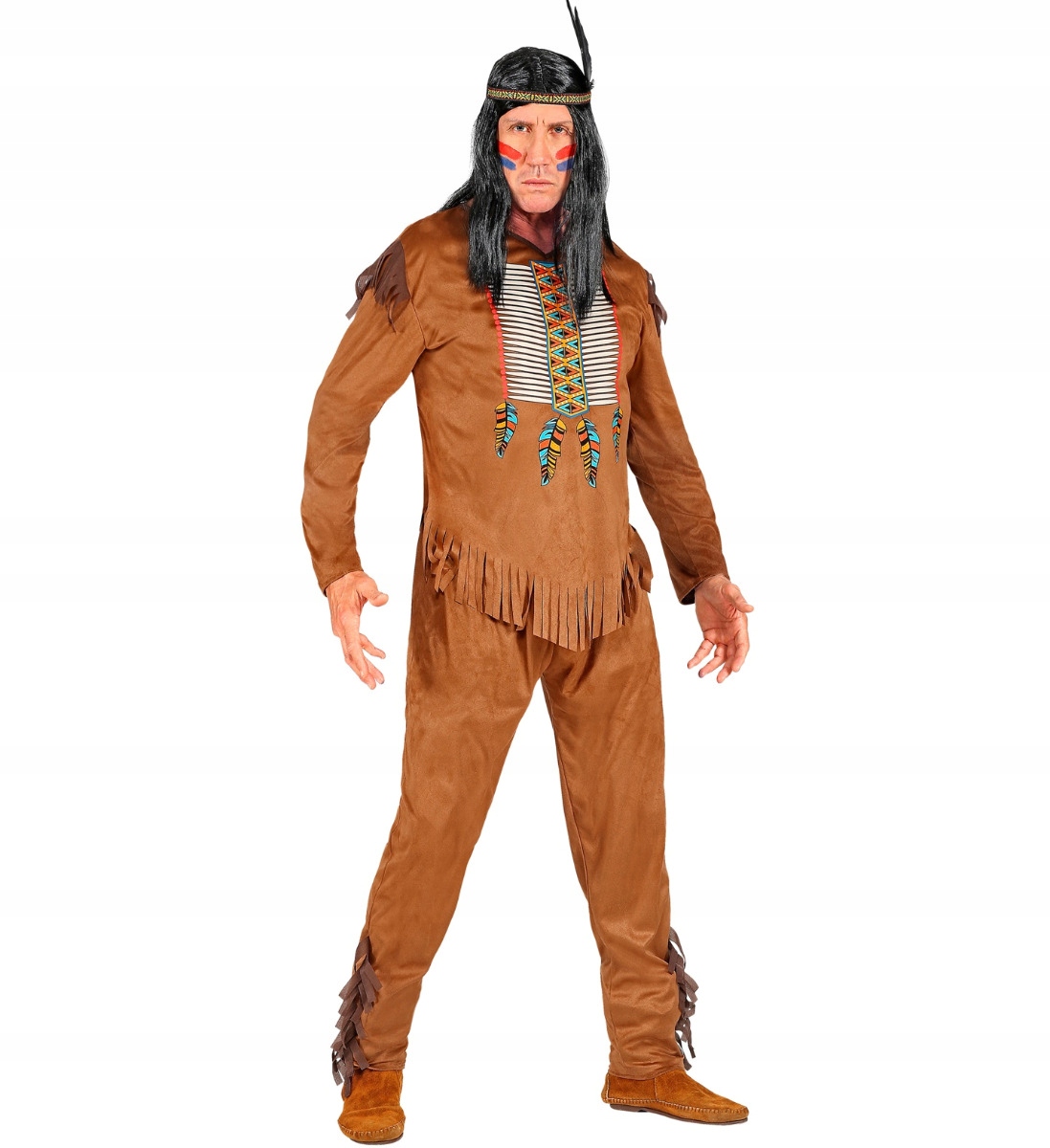 Kostým Stopař Domorodý kostým Američan Převlek Apač M