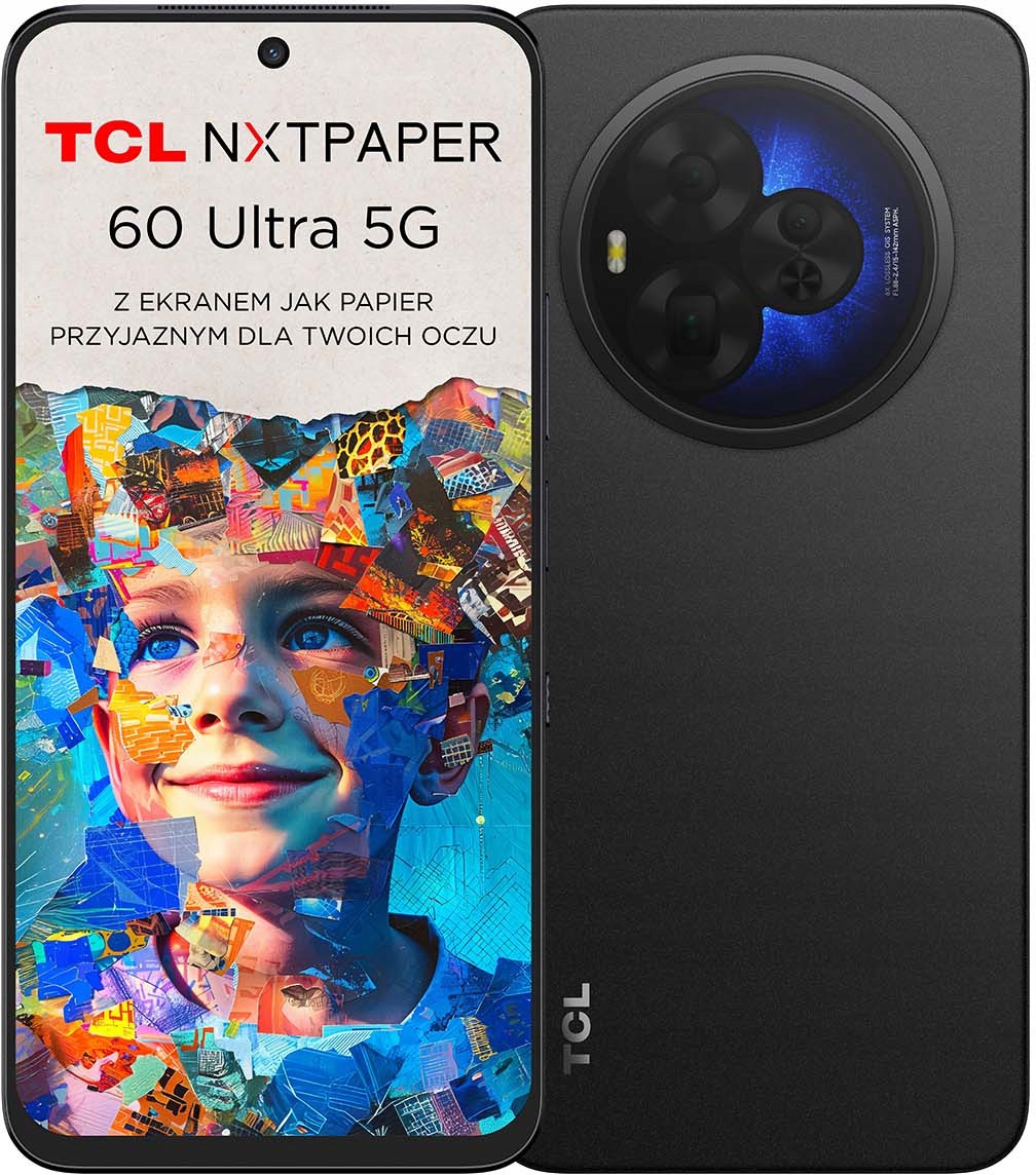 Smartfon Tcl 60 Ultra Nxtpaper 5G 12/256 7.2" 120Hz Czarny