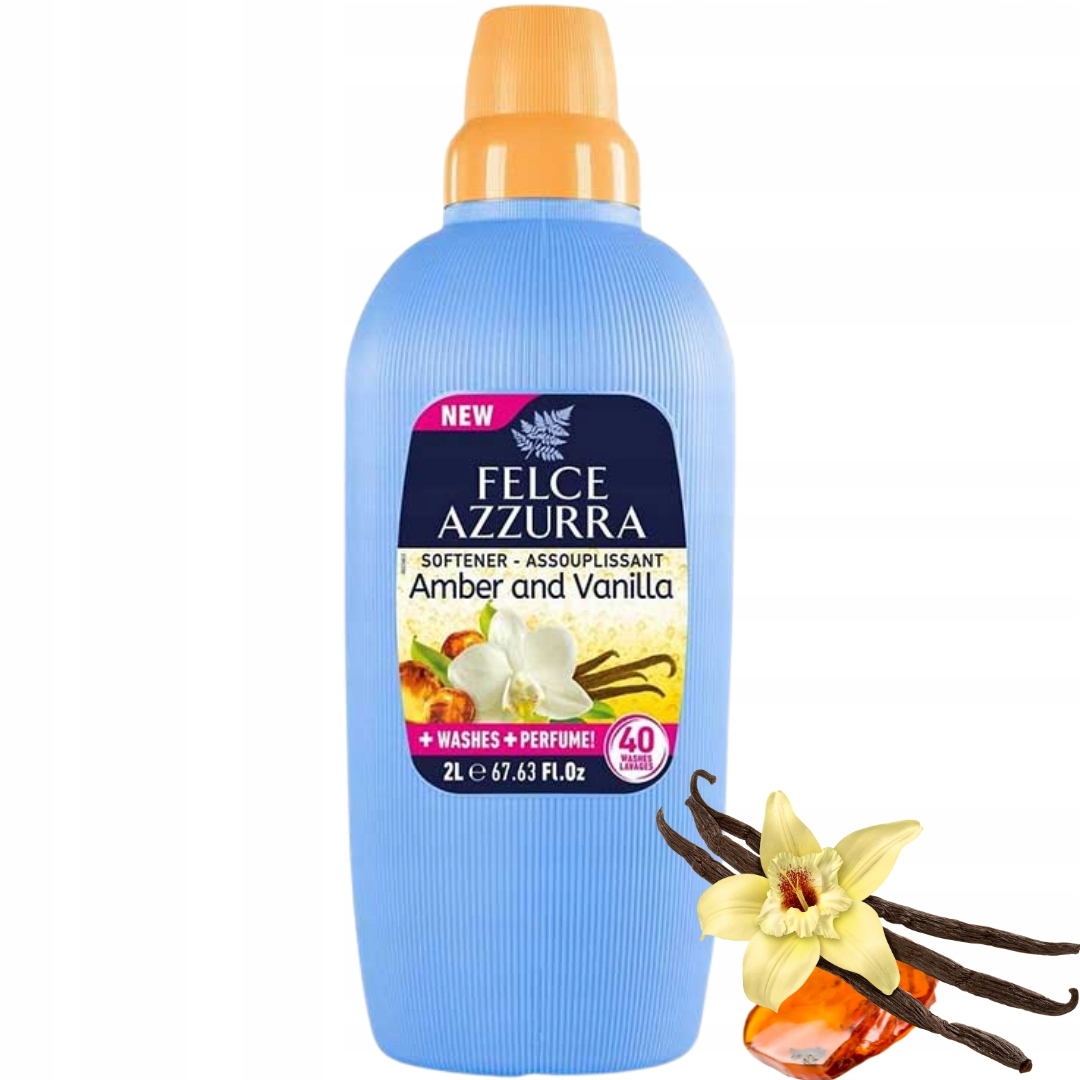 Felce Azzurra płyn do płukania Amber Vanilla bursztyn wanilia 2l 40p