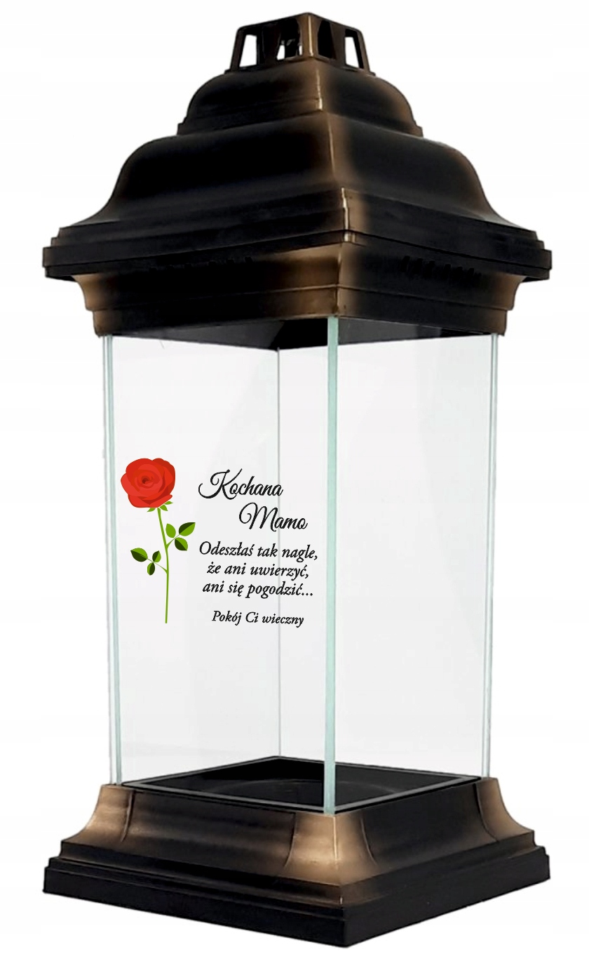 ZNICZ kapliczka TWÓJ NAPIS Personalizowany napis własna dedykacja DLA MAMY