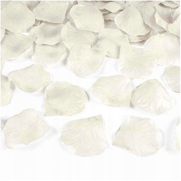 

Sztuczne płatki róż ślub wesele Loveart Kremowe