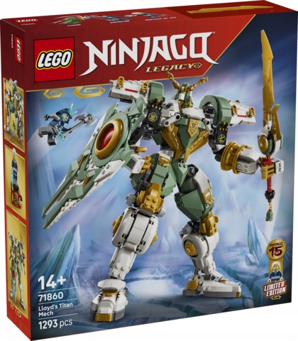 stavebnice Lego Ninjago 71860 Lloydův titanový mech – 15. výročí