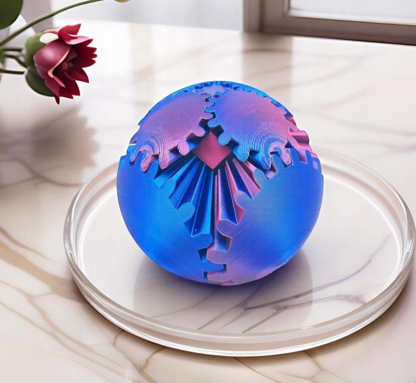 MÁGIKUS GÖMB TÁVTARTÓVAL Színes 3D labda Stresszoldó Fidget Márka márkanév nélkül