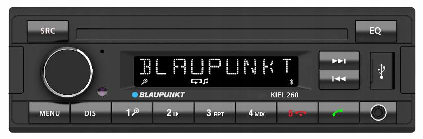 Autorádio Aux Usb Bluetooth 4x50W Dab+ Blaupunkt Kiel 260