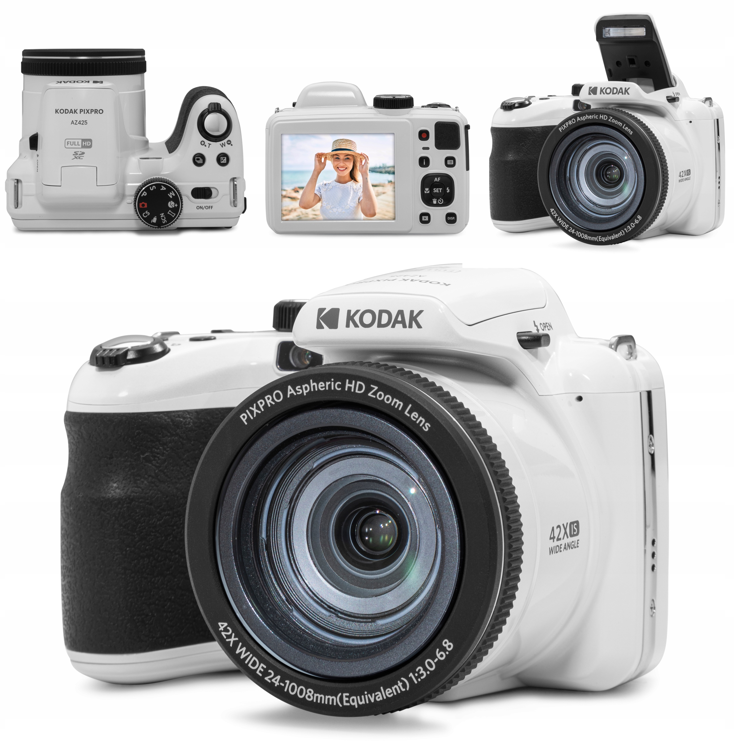 Fotoaparát Kodak PixPro AZ425 24 mm 20MP 42x Optický Zoom Video 1080p LCD 3"