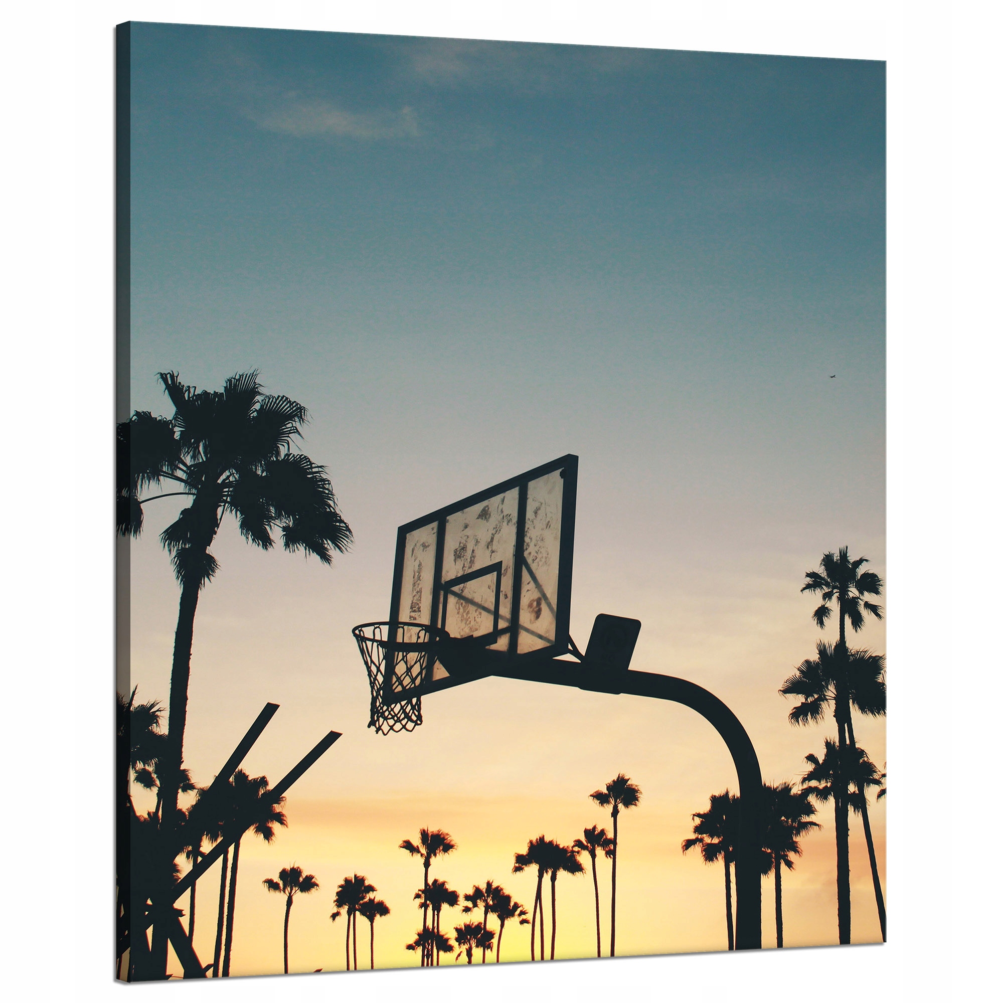 Obraz na plátně Pro Mládež Basketbal Západ Slunce Sport 80x100