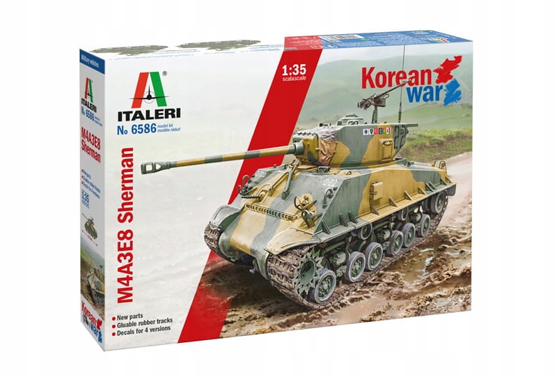 Italeri 6586 1/35 Sherman M4A3E8 Korejská válka