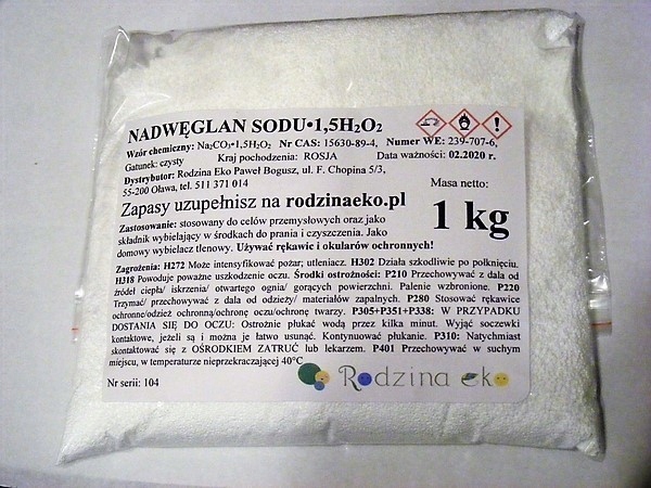

Nadwęglan sodu wybielacz, 1 kg