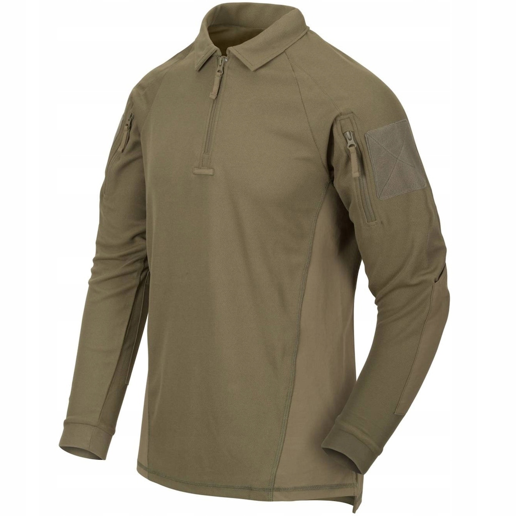 Koszulka polo męska taktyczna Helikon Range Long Sleeve Adaptive Green Xs