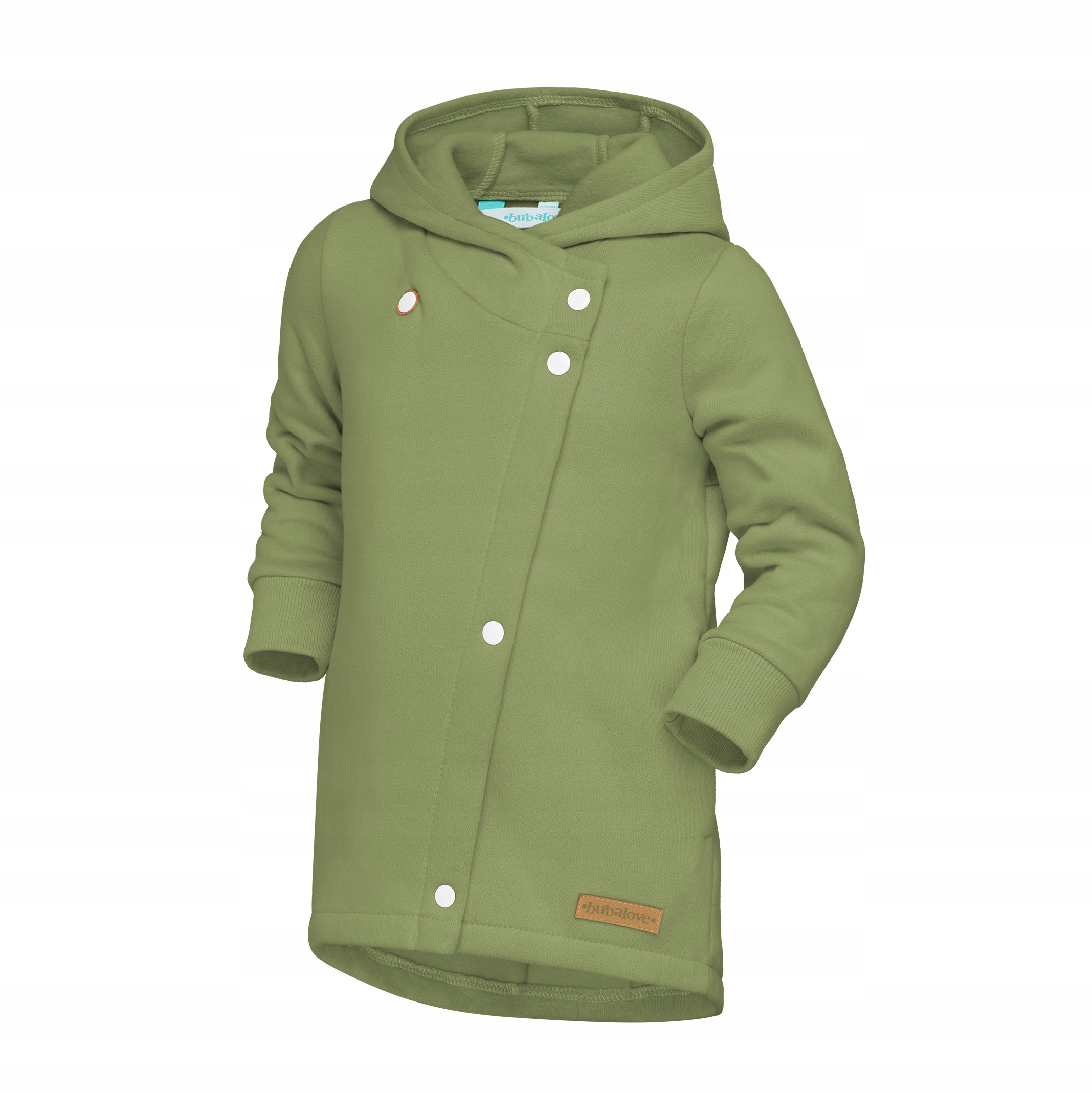 

Płaszcz dziecięcy jesienny oliwka 128/134 Bubalove