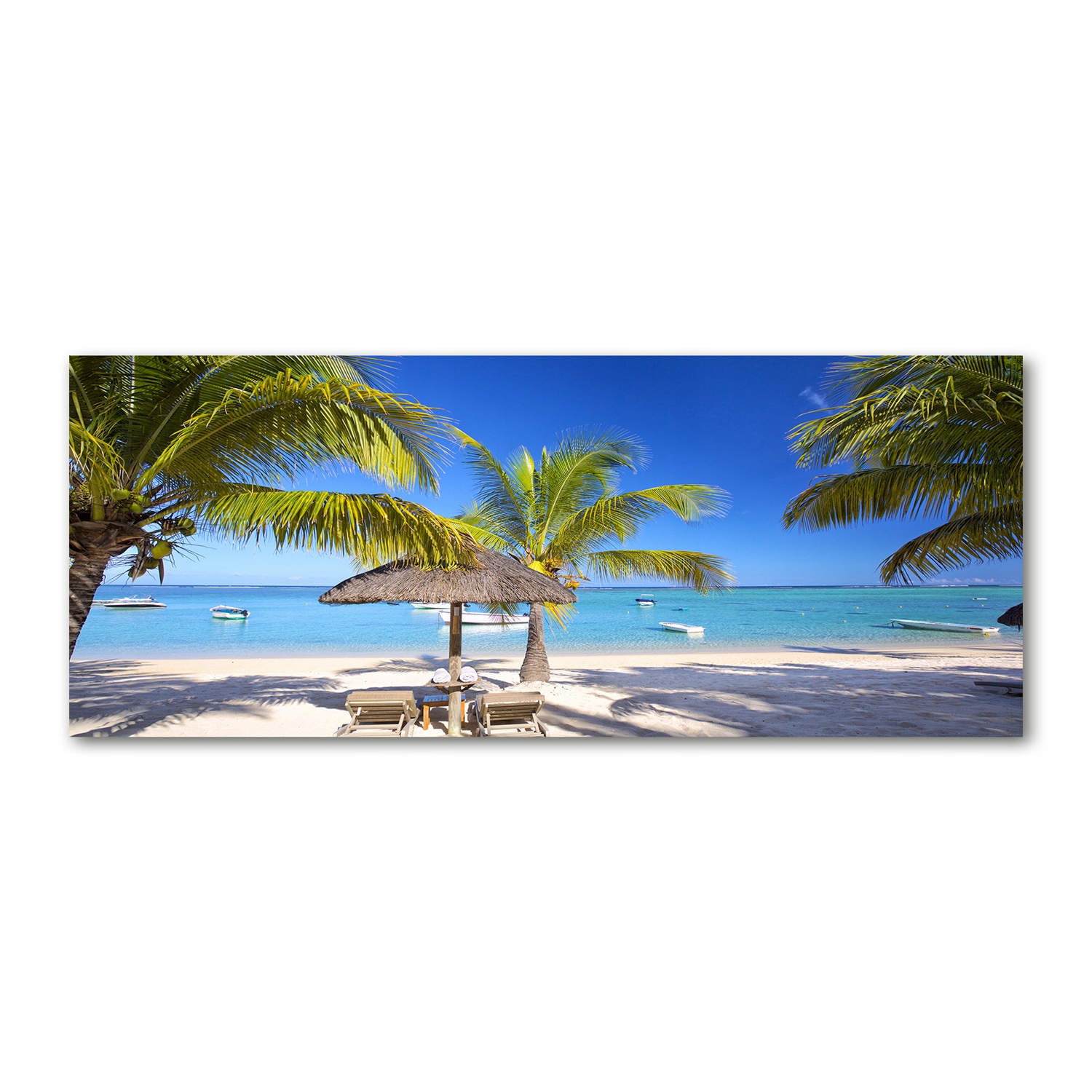 

Foto obraz akryl zdjęcie Plaża Mauritius 125x50 cm