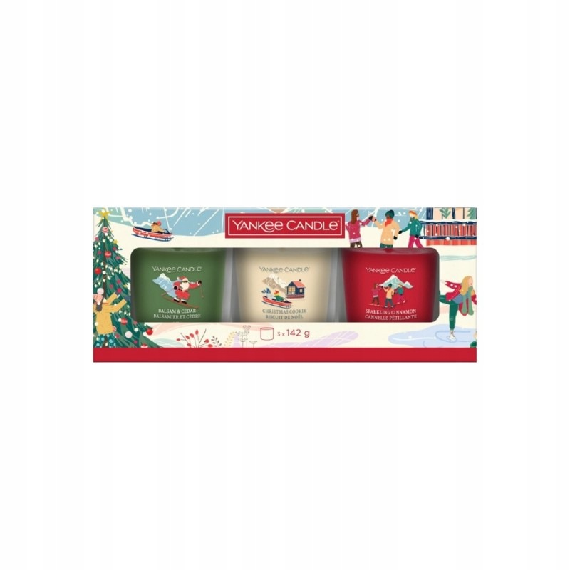 Apres Ski – Yankee Candle – dárková sada 3 svíček v sklenicích