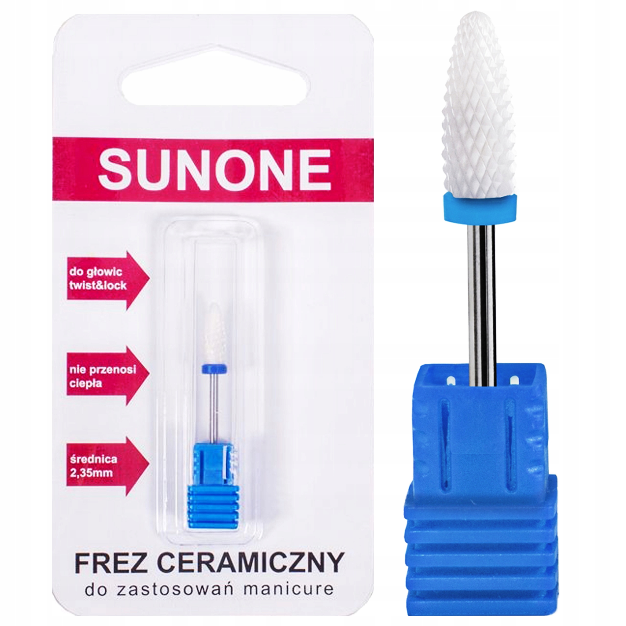SunOne Frez Ceramiczny stożek średni Hybryda i Żel