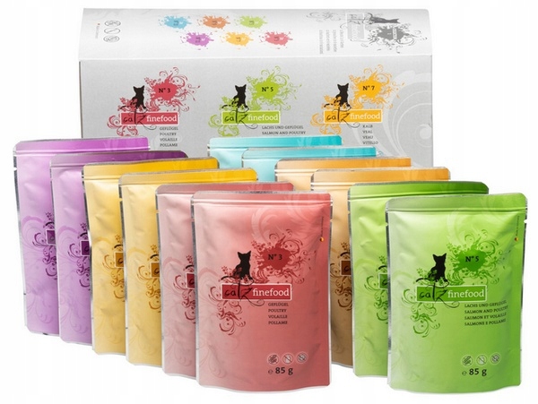 Levně Catz Finefood Classic mokré krmivo pro kočky sáčky mix chutí 12 x 85 g