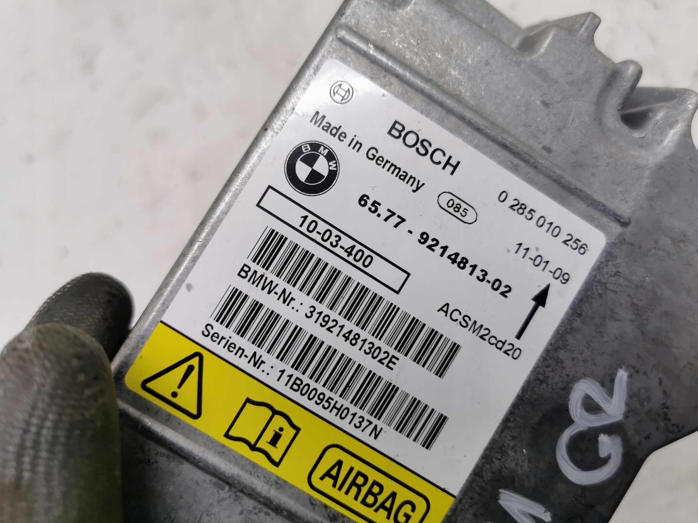 module control unit airbag BMW X6 E71 / LCI 9214813-02