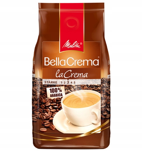 Levně Káva zrnková Arabica Melitta Bella Crema La Crema 1000 g