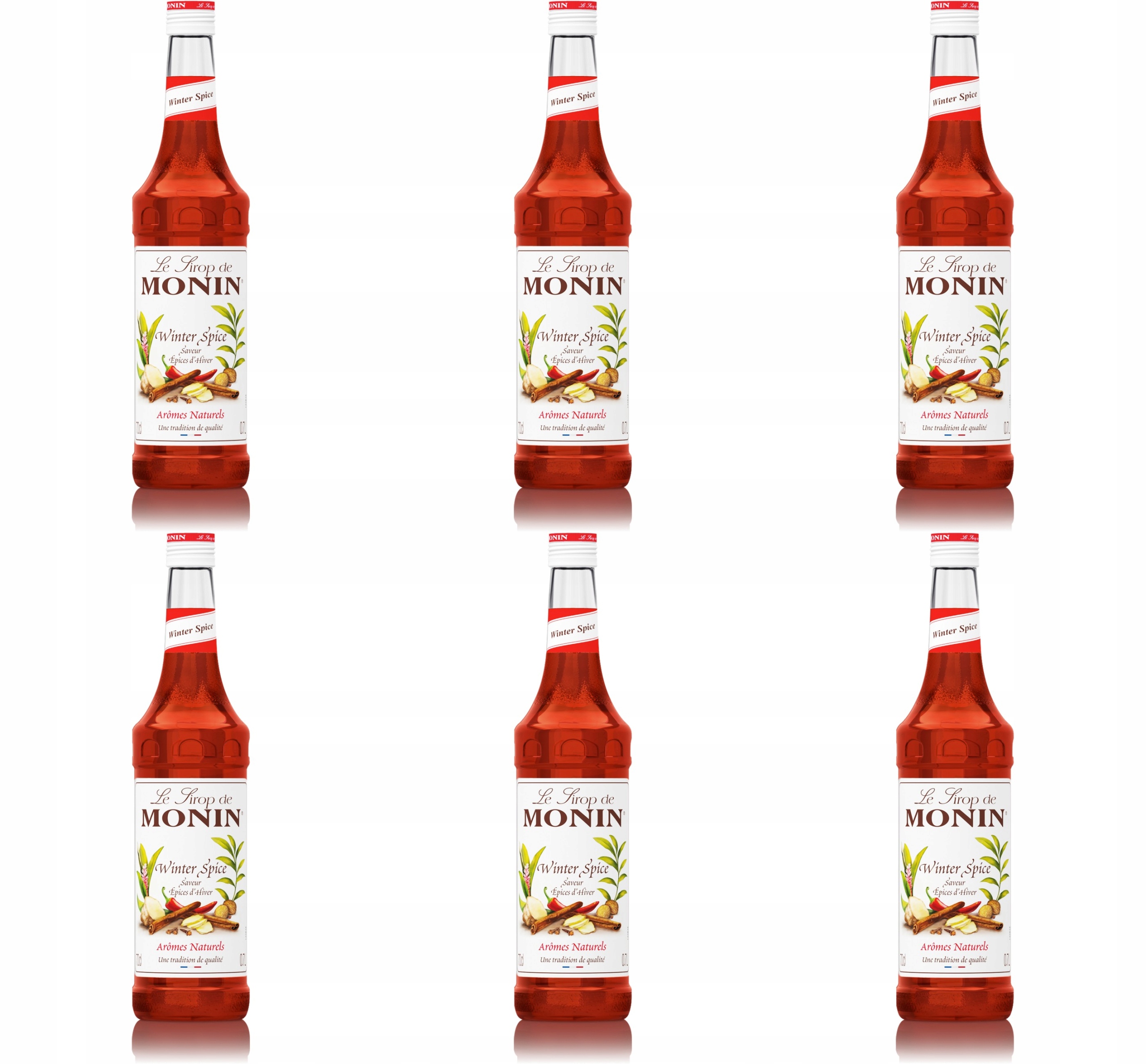Monin Winter Spice zahřívací sirup 0,7L X6