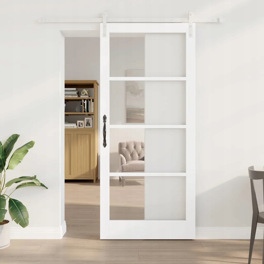 vidaXL Posuvné dveře Orkdal Bílá 93 x 211 cm