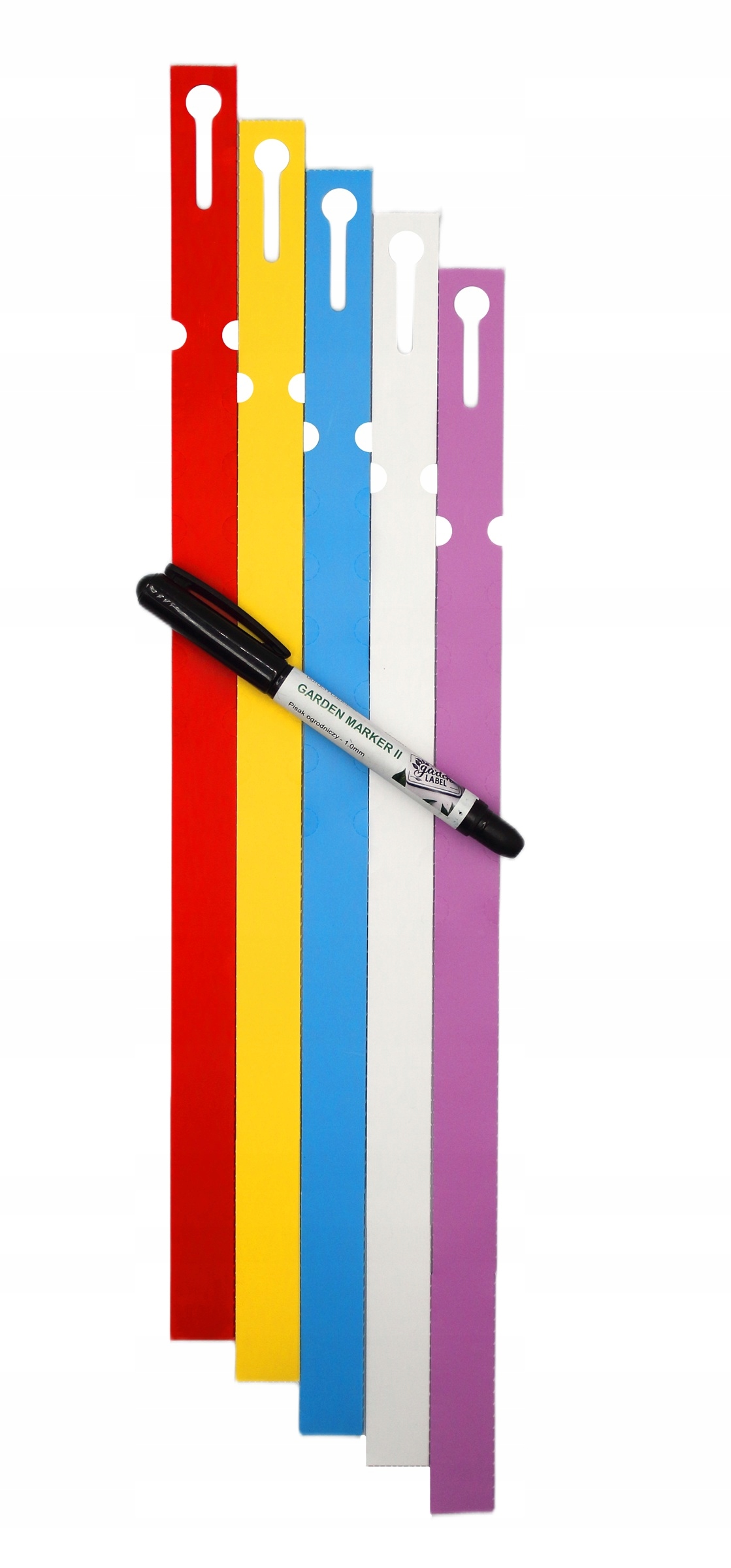 Marker ll+ Etikety 5 barev smyčkové pro popis rostlin 400x20 mm (20x400)