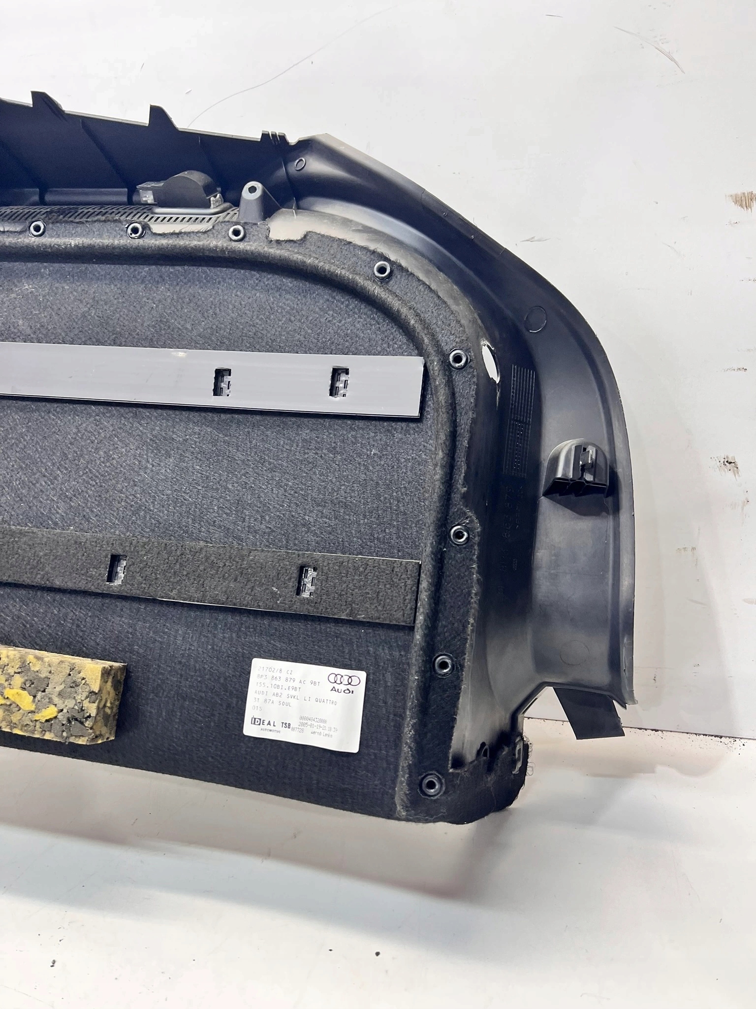 boot upholstery left AUDI A3 8P 8P3863879AC 9BT